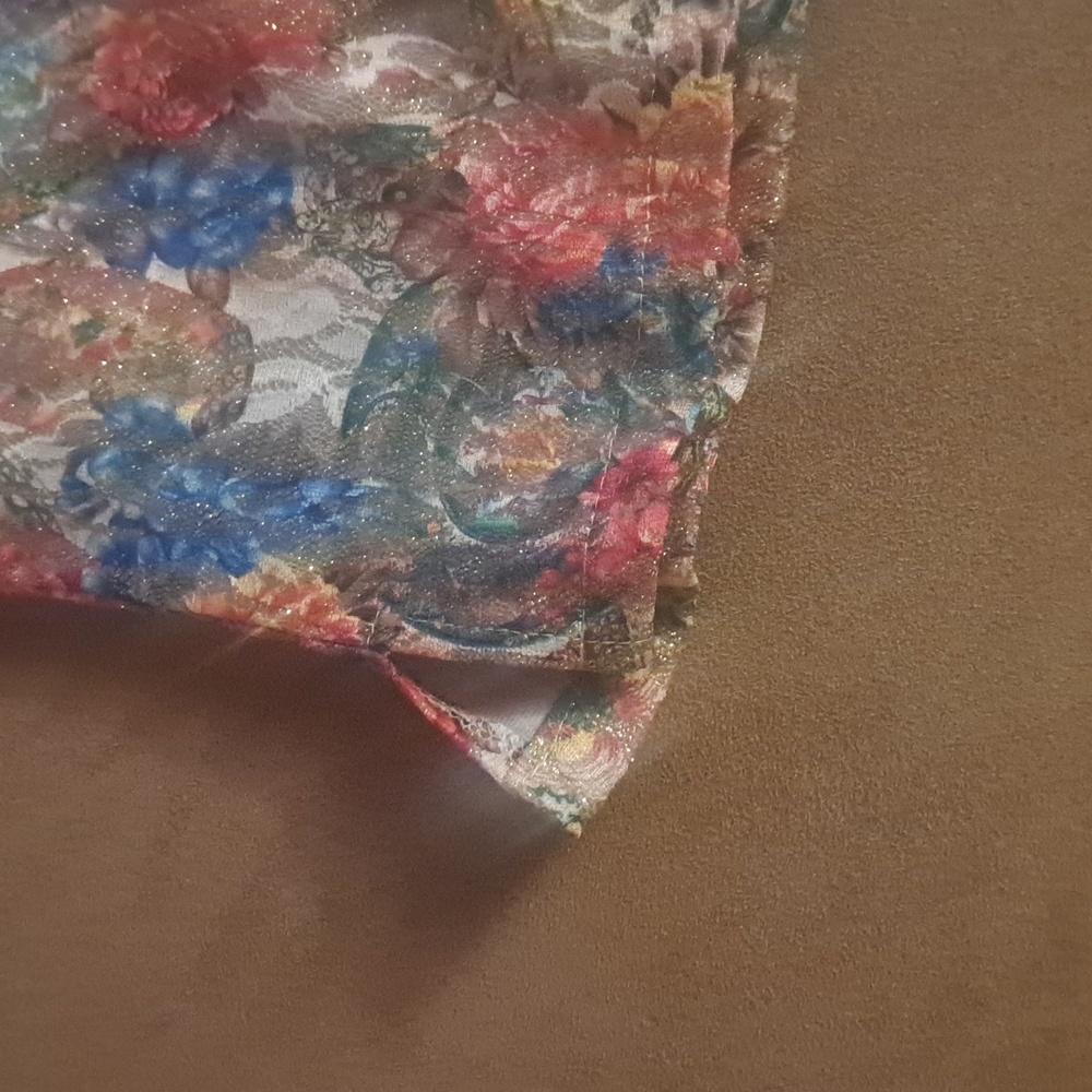 M2 Sequence And Shimmer Floral Design Zip Back To… - image 6